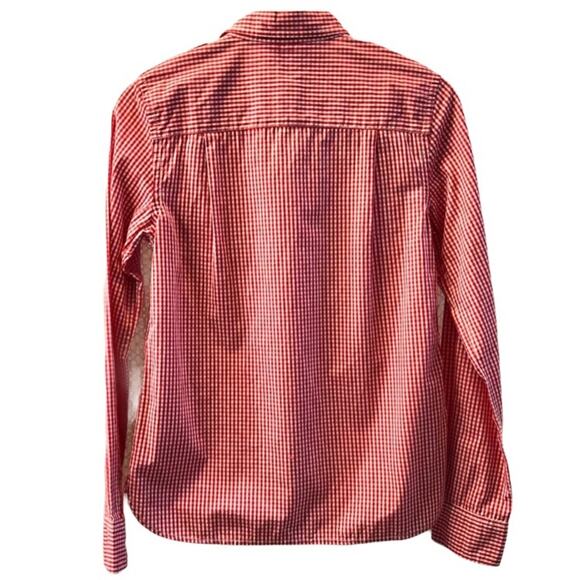 Adriana Goldschmeid Red Gingham Button Down - Picture 2 of 4